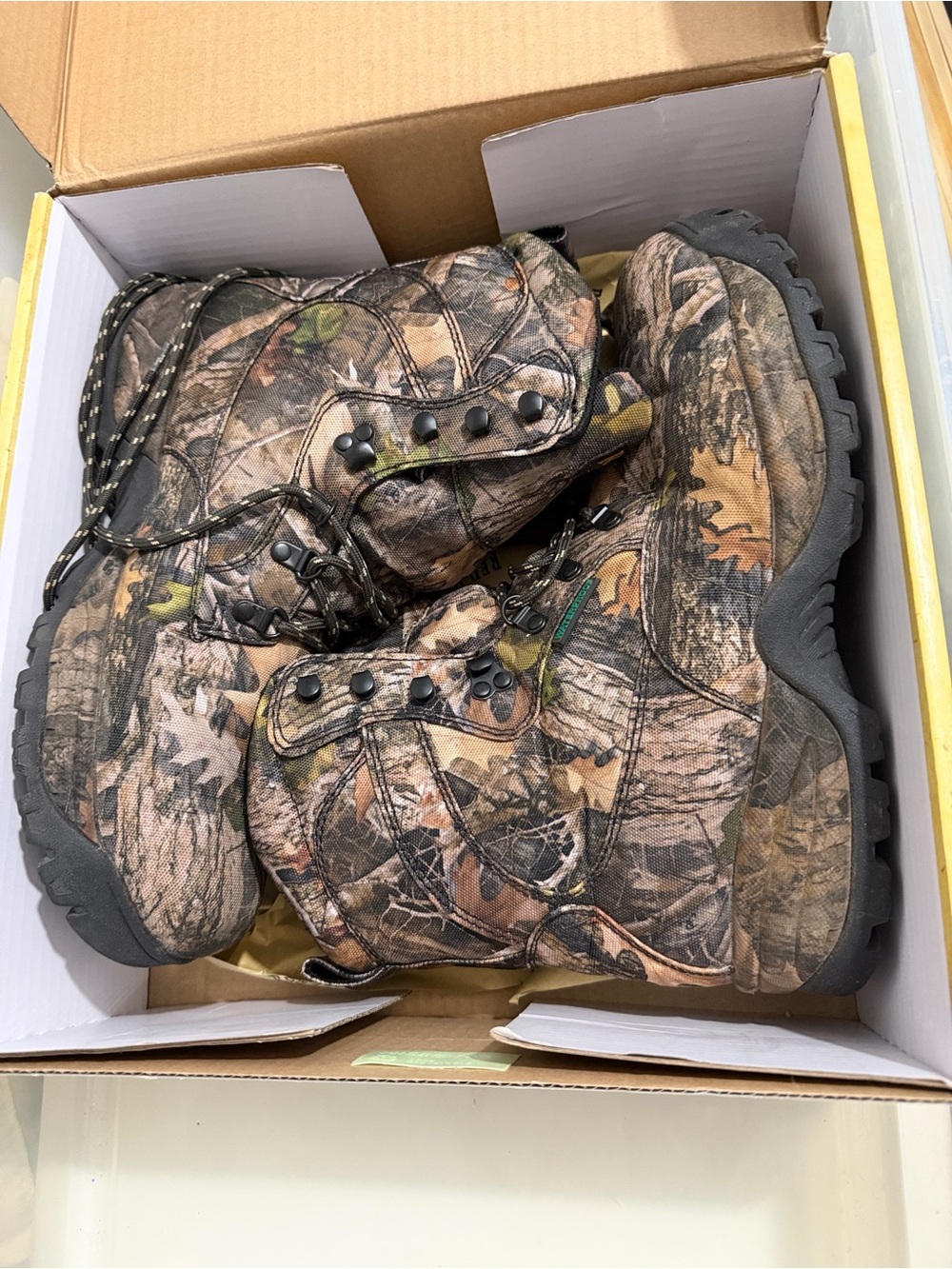 RedHead Men's Camo Lace-Up Hunting Boots - Brown/Green